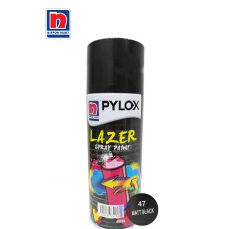 NIPPON PYLOX LAZER MATT BLACK NO.47 SPRAY