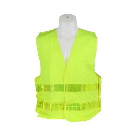 REFLECTIVE 2 STRIP TRAFFIC VEST RIGHT 5107 GREEN