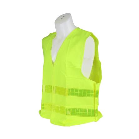REFLECTIVE 2 STRIP TRAFFIC VEST RIGHT 5107 GREEN