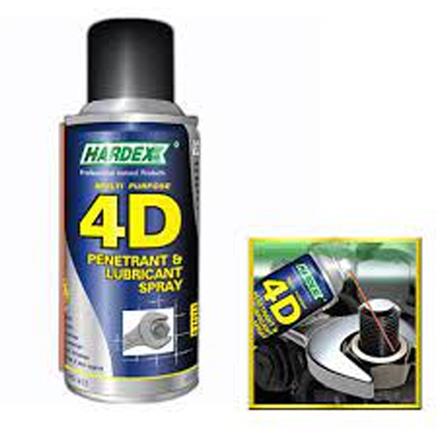 HARDEX 4D PENETRANT & LUBRICANT SPRAY HD412 120ML