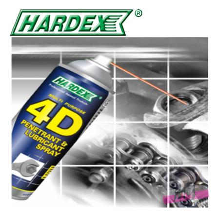 HARDEX 4D PENETRANT & LUBRICANT SPRAY HD412 120ML