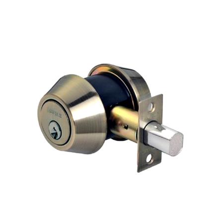 HAFELE DOUBLE DEADBOLT 489.10.521 ANTIQUE BRASS