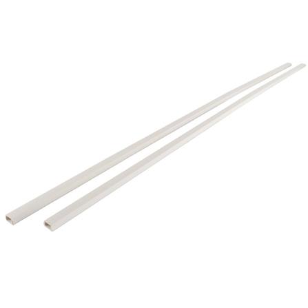 ELECKTA TRAPEZOID SHAPED CABLE RACEWAY 18MMX1M WHITE
