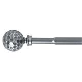 STEEL TENSION ROD HOME LIVING STYLE HAMMER 110-210CM ANTIQUE SILVER