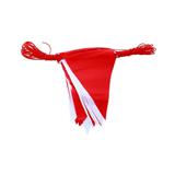 SAFETYHMS PLASTIC FLAGS 20M WHITE / RED