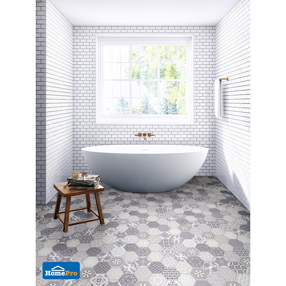 DURAGRES FLOORTILE 40X40CM LUCIANA GREY GRADE A 0.96M2