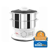 TEFAL FOOD STEAMER VC1451 980WATT 6.0LITER STAINLESS STEEL 2TIER