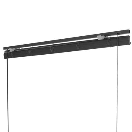 VINYL VENETIAN BLIND HOME LIVING STYLE 120X130CM DARK GREY