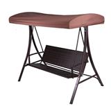 3-SEATS SWING SPRING POLY BROWN