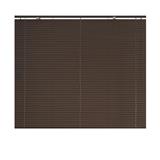 VINYL VENETIAN BLIND HOME LIVING STYLE 155X130CM DARK BROWN