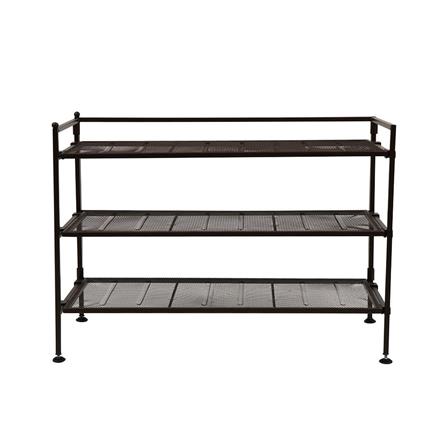 3 TIER SHOE RACK STACKO SHE15909 BROWN 67.3X30.9X48.5CM
