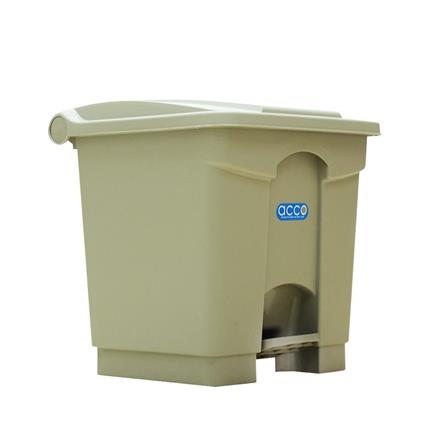 SQUARE DUSTBIN PEDAL ACCO V018051 30L GREY