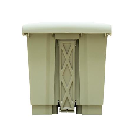 SQUARE DUSTBIN PEDAL ACCO V018051 30L GREY