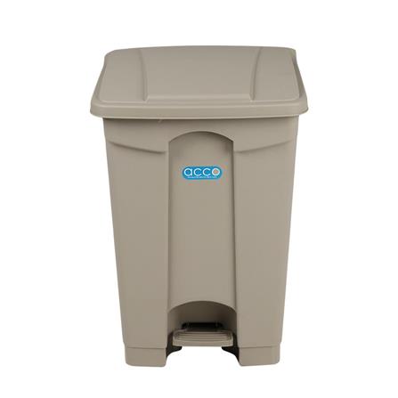 SQUARE DUSTBIN PEDAL ACCO V018051 45L GREY
