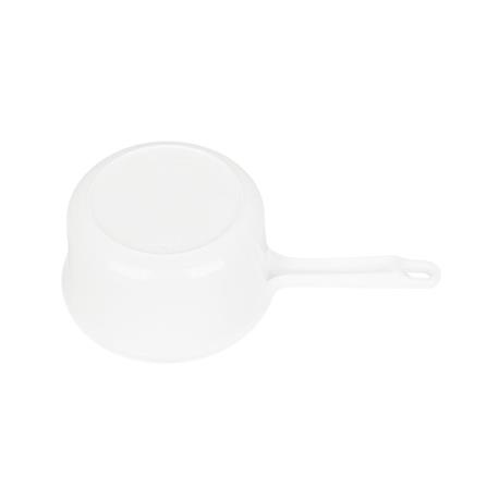 ROUND BOWL WITH HANDLE PLIM 16.5cm WHITE