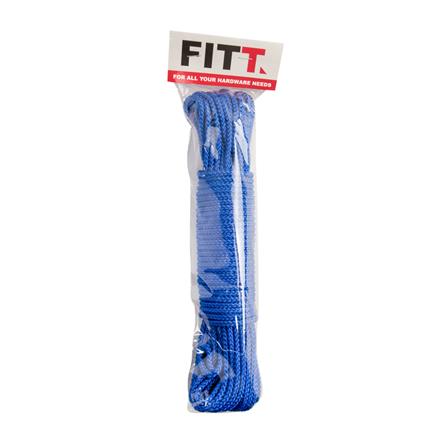 NYLON ROPE FITT 4MMX10M BLUE