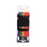 GLOBAL ADJUSTABLE LUGGAGE CROSS STRAP RAINBOW