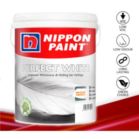 NIPPON PAINT PERFECT WHITE 5LITER IN-PAINT