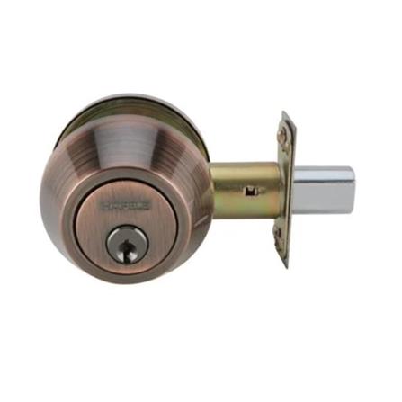 HAFELE SINGLE DEADBOLT 489.10.117 AC ANTIQUE COPPER