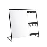 MAGNIFYING MIRROR WITH HOOKS MOYA SI2046A BLACK