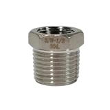 AMAN STAINLESS STEEL HEX BUSHING VIP - SBR - 1/2" x 3/8"