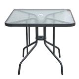 HOMEPRO SPRING TABLE SQUARE INDOOR & OUTDOOR PHGF-T610 W80XD80XH70 CM CHARCOAL GREY