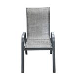 HOMEPRO SPRING CHAIR TEXTILENE INDOOR & OUTDOOR PHGF-GR001 W58XL68XH96 CM CHARCOAL GREY