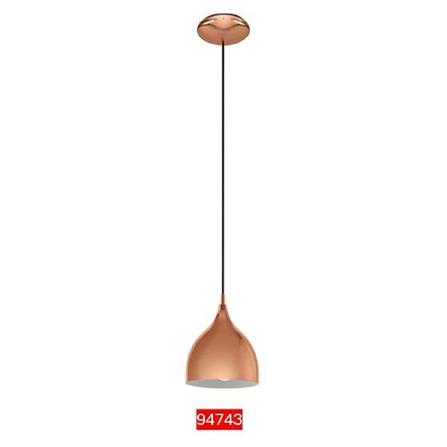 EGLO CHANDELIER CORETTO 94743 STEEL COPPER