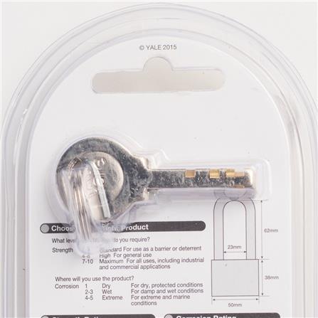PADLOCK YALE BD50L 50MM
