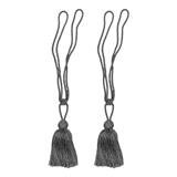 CURTAIN TIEBACK HOME LIVING STYLE FUNNEL DOUBLE GREY