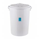 ROUND BUCKET WITH LOCK LID PLIM 115L (30.3.gl) WHITE