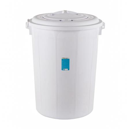 ROUND BUCKET WITH LOCK LID PLIM 115L (30.3.gl) WHITE