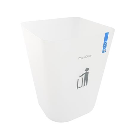 SQUARE DUSTBIN ACCO HH-222P 5.5L WHITE