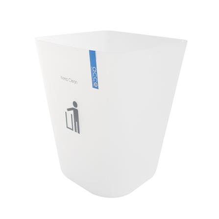 SQUARE DUSTBIN ACCO HH-222P 5.5L WHITE