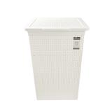 CLOTHBASKET SQUAREWITHLID HH-1110 IVORY