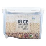 RICE STORAGE BIN + MEASURING CUP JCJ 10KG 1399