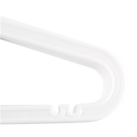 CLOTHES HANGER PLIM H-006 WHITE PACK6