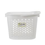 HOMEPRO PLIM LAUNDRY BASKET WITH HANDLE SQUARE 5040 W40.5XD40XH51 CM WHITE