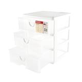 SMALL 3-DRAWER UNIT KEYWAY CK423 24X20.5X27.5CM WHITE