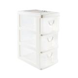 SMALL 3-DRAWER UNIT KEYWAY CK323 14X21X27.8CM CLEAR
