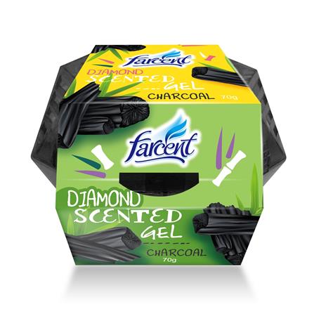 FARCENT DIAMOND GEL 70G CHARCOAL