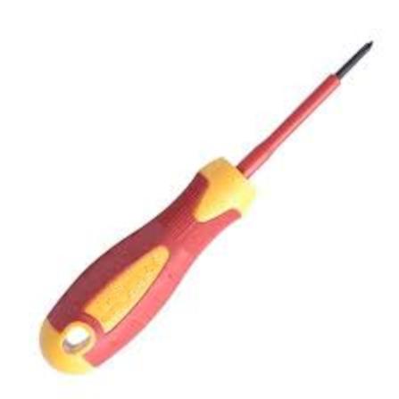 PROBEST VDE SCREWDRIVER, PHILLIPS HEAD 0X2.5" (RED-YELLOW)