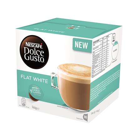 NESCAFE DOLCE GUSTO CAPSULES FLAT WHITE 16 CUPS