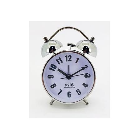 ECHT ALARM CLOCK  3" METAL GREY NO E313-SR