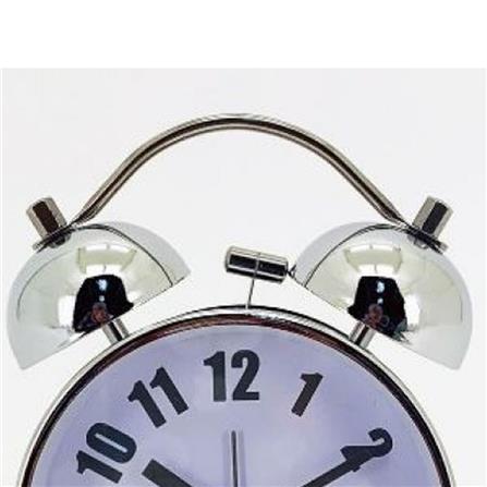 ECHT ALARM CLOCK  3" METAL GREY NO E313-SR