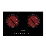 FABER CERAMIC HOB FCH 3C/69 BK 3000WATT 2BURNER 69CM