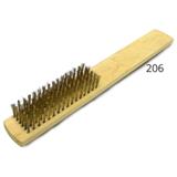 BRASS WIRE BRUSH 6 ROW (BWB206)