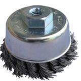 BOSSMAN BS150 M10x1.50MM TWISTED STEEL CUP BRUSH WHEEL