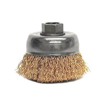 BRASS CUP BRUSH BOSSMAN M10x1.50MM B150