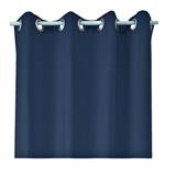 HLS ZAFA UV EYELET CURTAIN 130X280 BLUE